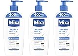 Mixa Ceramide Protect Bodylotion parfümfrei für trockene Haut, 48h...