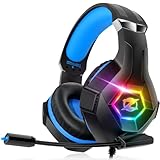 decoche Gaming Headset for PS4 PS5 PC,PS4 Headset with Microphone 3D...