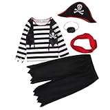 Generico Piratenkostüm für Kinder – Piraten-Cosplay-Kostüm, Kostüm,...
