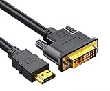 baolongking DVI Kabel, bidirektionaler DVI Adapter 1080P Video High Speed...