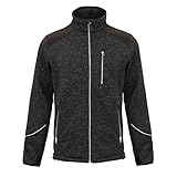 WORK IDEA Strick Fleecejacke Herren, Jacke Fleece Strickjacke,...