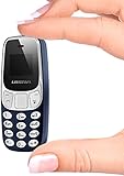 MiRUSI Kleinstes Mini-Handy unterstützt Dual-SIM-Karte GSM Unlocked...