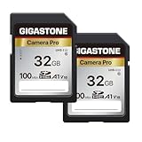 Gigastone Kamera Pro 32GB SDHC Speicherkarte 2-Pack bis zu 100 MB/S....