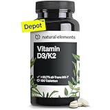 Vitamin D3 + K2 Depot – 180 Tabletten – Premium-Qualität: K2VITAL®...