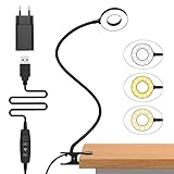 iZELL 23 LED Leselampe Bett Dimmbar -【3 Modi & 10 Helligkeitsstufen】...