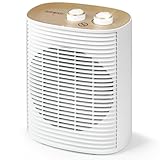 Duronic HV32 WE Heizlüfter, 2000 Watt Elektroheizung für Steckdose,...