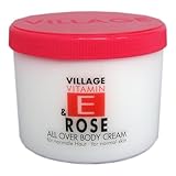 Village Cosmetics Bodycream mit Vitamin E und Rose 500 ml (Körpercreme,...