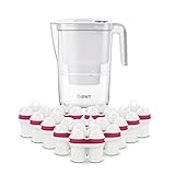 BWT - 815530 - Tischwasserfilter VIDA - 2,6 l, weiß - Wasserfilterkanne...