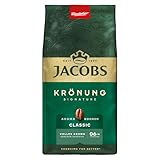 Jacobs Kaffeebohnen Krönung Classic Aroma-Bohnen, nussig mit Zitrusnote,...