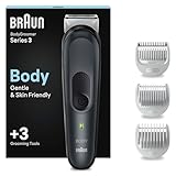 Braun Bodygroomer Series 3, Elektrischer Körperrasierer Herren mit 3...