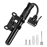Fahrradpumpe, Mini Fahrradpumpe Aluminium Luftpumpe Fahrrad alle Ventile,...