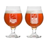 MIP Belgische Biertulpe mit Stiel, 473 ml, 2 Stück, das tanzende Pony und...