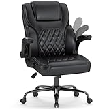 AnyGod Chefsessel aus Kunstleder, Ergonomischer Bürostuhl mit...