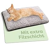 Selbstheizende Decke für Hunde & Katzen 60x45cm - Weich & kuschelige...