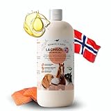 Omega 3 Lachsöl Hunde 1 Liter - Fischöl Hund hochdosiert - Lachs-Öl aus...