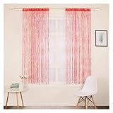 LSYHHXC Perlenvorhänge, Fadenvorhang, Kristallvorhang, glänzende Quaste,...