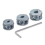 wolfcraft Tiefenstopp-Set Universal, 4-tlg. I 2755000 I Für...
