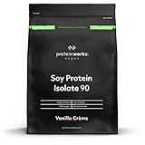 Protein Works Soja Protein 90 Isolat | Vanillecreme | 100% Vegan, aus...