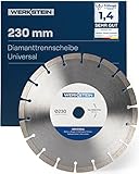 WERKSTEIN Extrem langlebige Diamantscheibe 230mm x 22,23mm x 10mm I...