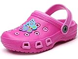 Vorgelen Gartenschuhe Unisex Kinder Clogs Pantoletten Mädchen Atmungsaktiv...