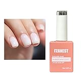 FZANEST Gel-Nagellack auf Gummibasis, 15 ml, milchigweiß, 6-in-1 Aufbaugel...