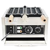 Waffelbecher 1500W Waffelpfanne,Teflon Waffelpommes Maker,Waffel Ball...