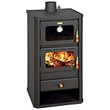 EEK A - Prity FM - 12.1 Holzofen mit Backofen, Kaminofen mit hoher...