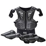 Fansport 5 Stück Motorrad Schutz Jacke,Kinder Motorrad rüstung mit...