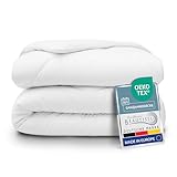 Beautissu Allergiker Bettdecke 135x200 cm Ganzjahresdecke Übergangsdecke...