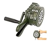 Sirenen, Tragbarer Handkurbel-Alarm, 110dB ABS Kunststoffgehäuse Manuell...