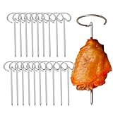 BBQ Metallspieße Edelstahl - 40 Stück Air Fryer Metall Spieße, BBQ...