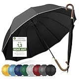 ADRIANO PORCARO® Regenschirm Sturmfest I Ø120cm Schirm I Regenschirm...