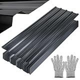 Ansobea 12 Stück Trapezblech 129x46cm, 7m² Dachblech Profilblech,...