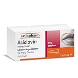 Aciclovir-ratiopharm Lippenherpescreme: Herpescreme zur lindernden Therapie...