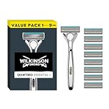 Wilkinson Sword Quattro Titanium Rasierklingen mit Herren Rasierer...