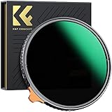 K&F Concept Nano-X 77mm ND Filter Variabler Graufilter ND2-400 (1-9 Stop)...