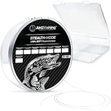 NEU AMZfishing® Stealth-Mode 50m Flurocarbon Vorfachschnur| 100%...