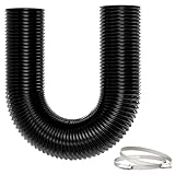 Yrichtra Abluftschlauch Ø75mm, 3m Länge, 5-Schicht Alu Flexrohr,...