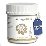 Senagold Schüssler Salze Nr. 12 – 3x400 Tabletten – Calcium sulfuricum...