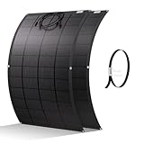 ECO-WORTHY 400W Solarpanel Flexiblel 24V ETFE Material 18BB Monozelle 25%...