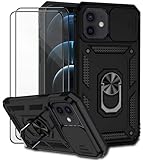 Dechyi für iPhone 12/12 Pro Hülle mit Panzerglas Schutzfolie Schutzhülle...