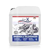 FASTX LIQUIDSOLUTIONS Fast X Bremsenreiniger 5 Liter – Werkstattreiniger...