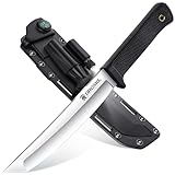 DRGSKL Recon Tanto Messer Scharfes Dschungel-Jagdmesser mit Kydexscheide...