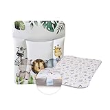 Ceba Baby® Wickelauflage 50x70 cm – Weiche Baby Wickelunterlage mit...