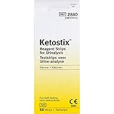 Bayer Ketostix® Keto-Teststreifen Urinteststreifen, Harnzucker, Ketose, 50...