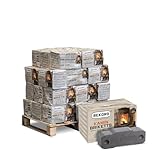 PALIGO Braunkohlebriketts 10kg x 30 Gebinde 300kg 1 Palette Kaminbriketts...