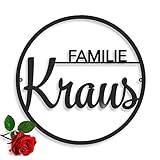 FranJohnsonHouse Personalisierter Türkranz, Geschenk für Familie,...