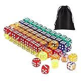 Aizuoni Würfel Set, Bunte Würfel, Dice Set, Farbwürfel,...