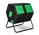 WESTMANN Kunststoff Trommelkomposter Humus-Duo | 2er rotierender Komposter...