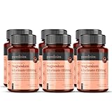 Triple Strength Magnesium Glycinat 1350 mg x 540 Kapseln (6 Flaschen mit je...